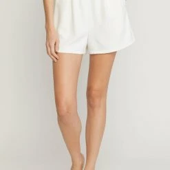 Purple Door Boutique Perfect Pair Off White Shorts