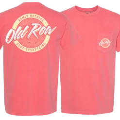 Old Row Circle Logo Watermelon T Shirt