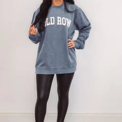 Lounge & Athletic Wear Old Row Premium Crewneck Sweatshirt Blue