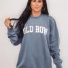 Lounge & Athletic Wear Old Row Premium Crewneck Sweatshirt Blue
