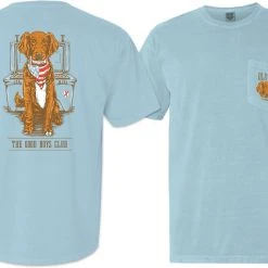 T-Shirts Old Row Good Boys Club USA Chambray T Shirt
