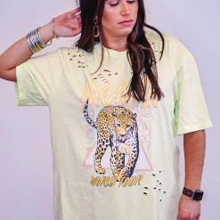 Purple Door Boutique Ladies' Dreamer World Tour Neon Tee