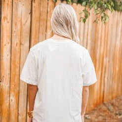 Purple Door Boutique New Arrivals Vintage White Hotel California Tee