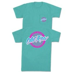 Old Row 'Rad Chicks' Pocket Tee - Chaulky Mint/Hot Pink T-Shirts