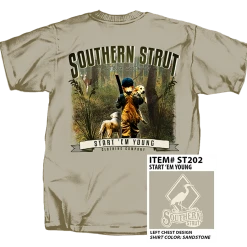 Southern Strut 'Start Em Young' Short Sleeve - Sandstone