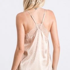 Purple Door Boutique Layered Love Taupe Cami Top Summer SALE
