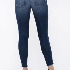 Purple Door Boutique 'Basic Babe' Distressed Denim - Dark Wash
