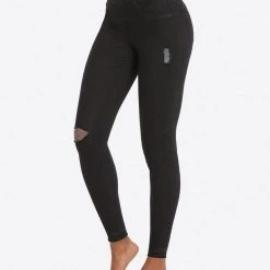 Spanx Distressed Skinny Jean - Vintage Black Bottoms