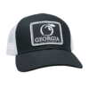 Peach State Pride 'Georgia Patch' Mesh Back Trucker Hat- Black/White