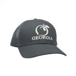 Peach State Pride Georgia Charcoal Trucker Hat Hats