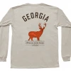 Men's Peach State Pride Topo Deer T Shirt