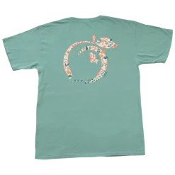 T-Shirts Peach State Pride Floral Peach Seafoam T Shirt