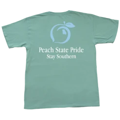 T-Shirts Peach State Pride Youth Stay Southern Seafoam T Shirt