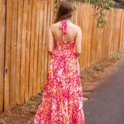 Purple Door Boutique Hawaiian Tropics Maxi Dress New Arrivals