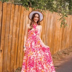 Purple Door Boutique Hawaiian Tropics Maxi Dress New Arrivals