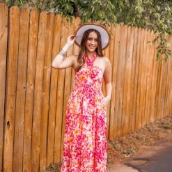 Purple Door Boutique Hawaiian Tropics Maxi Dress New Arrivals