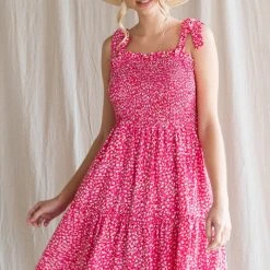 Purple Door Boutique New Arrivals Summer Sweet Pink Babydoll Dress