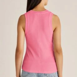 New Arrivals Z Supply Flamingo Sirena Rib Tank Top