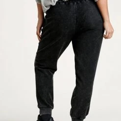Purple Door Boutique New Arrivals Cozy Days Black Mineral Washed Joggers