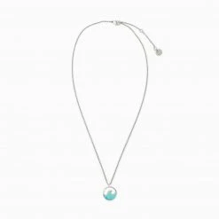 Pura Vida Stone Wave Necklace Silver