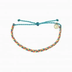 Jewelry Pura Vida Mini Braided Multi Bracelets - Rainbow Sherbert