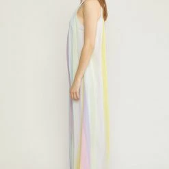Purple Door Boutique Chasing Rainbows Halter Jumpsuit