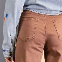 Purple Door Boutique Fashionista Red Bean Twill Pants