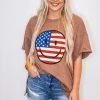 Purple Door Boutique American Smiles Graphic Tee New Arrivals