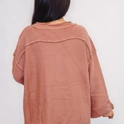 Purple Door Boutique Totally In Love Rose Sweater Ladies'