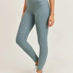 Mono B Athleisure Mono B Sea Leopard Print Leggings