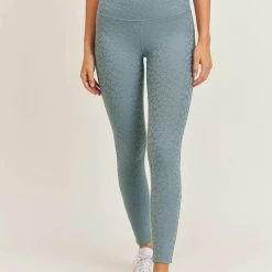 Mono B Athleisure Mono B Sea Leopard Print Leggings