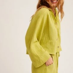 The Purple Door Boutique Adorable Gauze Lemon Grass Set New Arrivals