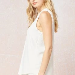 Purple Door Boutique Simple Elegance Ivory Top