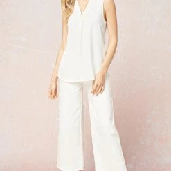 Purple Door Boutique Simple Elegance Ivory Top