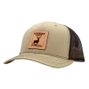 Hats Southern Strut Deer Leather Patch Khaki Hat