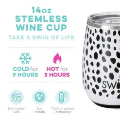 Purple Door Boutique Swig Life Spot On Stemless Cup