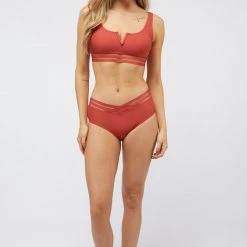 The Purple Door Boutique Summer SALE Burnt Orange Tankini Swimsuit