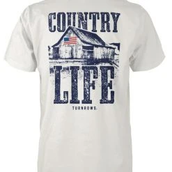 Turnrows Country Life White T Shirt T-Shirts
