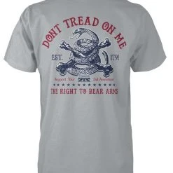 Turnrows Dont Tread On Me Gray T Shirt
