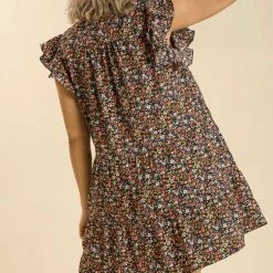 Purple Door Boutique Better Days Black Babydoll Dress