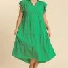 Purple Door Boutique Sweet Surprise Kelly Green Midi Dress New Arrivals