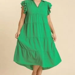 Purple Door Boutique Sweet Surprise Kelly Green Midi Dress New Arrivals