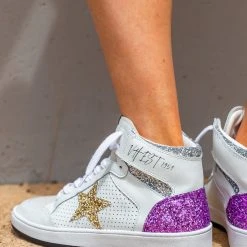 Vintage Havana Dream High Top Glitter Sneakers New Arrivals