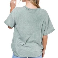 Purple Door Boutique New Arrivals Green Rock N Roll Tee