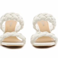 Purple Door Boutique New Arrivals The White Braided Heel