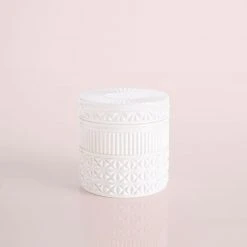 Capri Blue New Arrivals Volcano White Opal Gilded Faceted Jar Candle