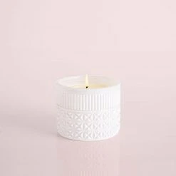 Capri Blue New Arrivals Volcano White Opal Gilded Faceted Jar Candle