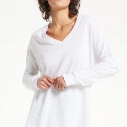 Z Supply White V Neck Weekender