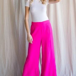 Purple Door Boutique New Arrivals Seaside Trip Hot Pink Pants