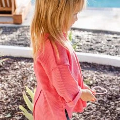 Purple Door Boutique New Arrivals Youth Bubble Gum Knit Top